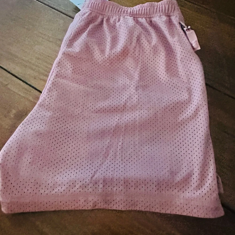 Nike Orange Mesh shorts with Yellow Logo - Picture 5 of 6